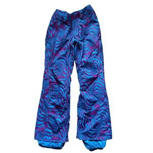 Burton Mutiny Dryride Zebra Print Snowboard Ski Pants Size XS